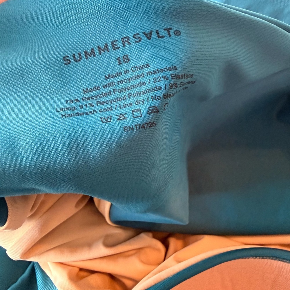 Summersalt The Ruched Sidestroke Size 18 - Picture 7 of 8